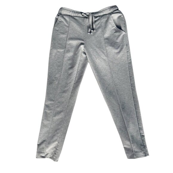 Bogner Women's Sz M (US 8) Christy Gray Pleated Lightweight Stretch Pants - Picture 1 of 9